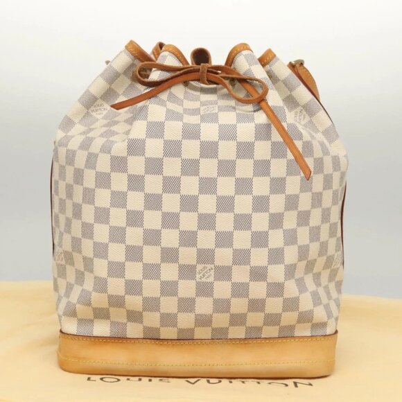 LOUIS VUITTON Damier Azur Noe Shoulder Bag N42222 LV Auth 123746 - Picture 13 of 16